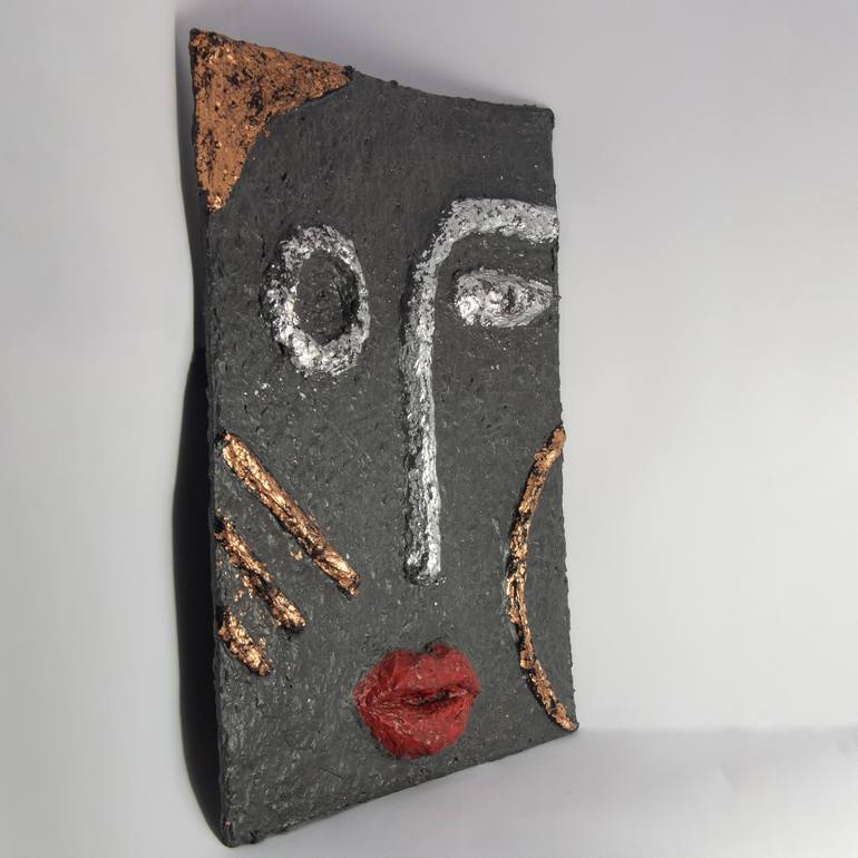 Original Art Deco People Sculpture by Olena Morozova