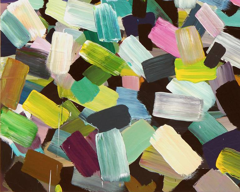 Original Abstract Painting by Michael Luther