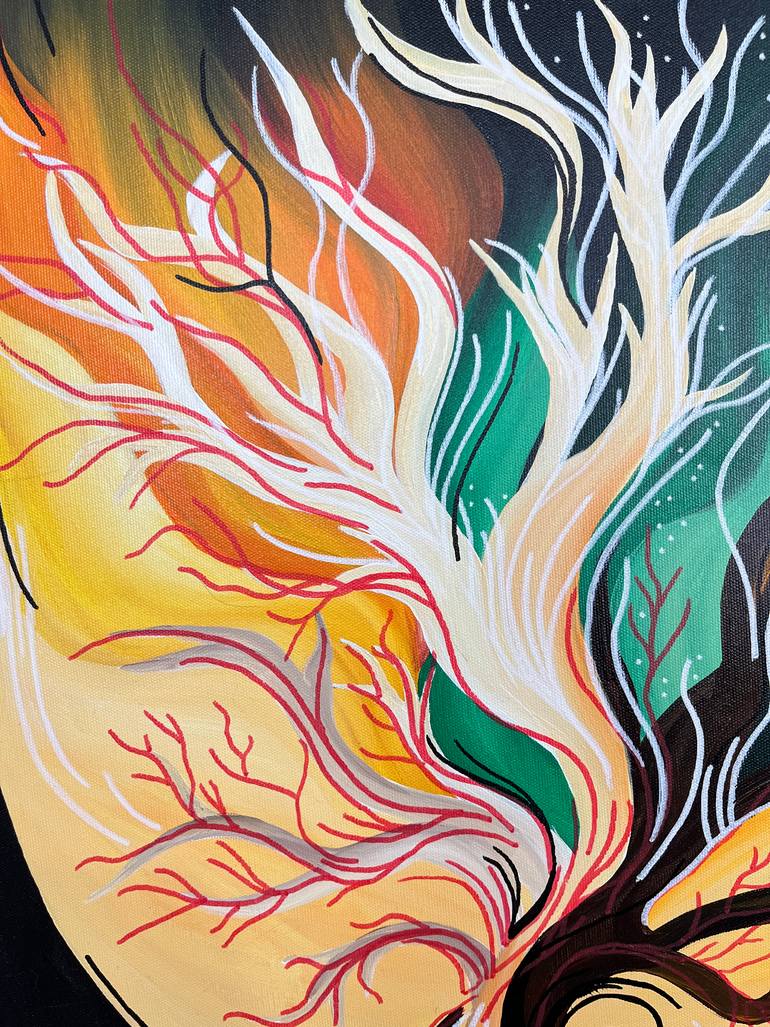 Original Abstract Nature Painting by Cansu Altun