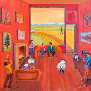 Original Contemporary Politics Painting by Caryn Nuttall