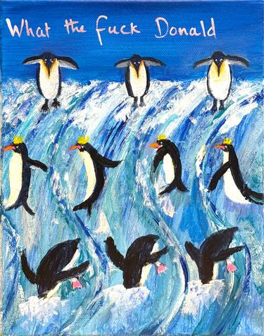 Original Contemporary Politics Painting by Caryn Nuttall