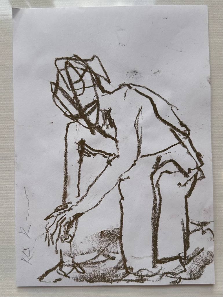 Original Conceptual Men Drawing by Relja Knezevic