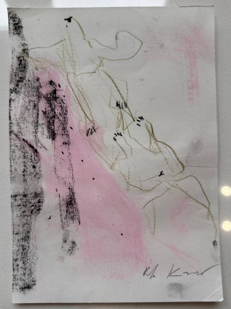 Original Expressionism Animal Drawing by Relja Knezevic
