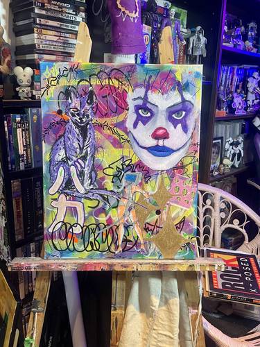 Original Abstract Expressionism Fantasy Paintings by Nicholas Ridiculous