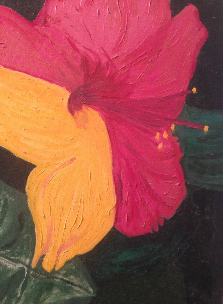 Original Impressionism Nature Painting by Maria Lo