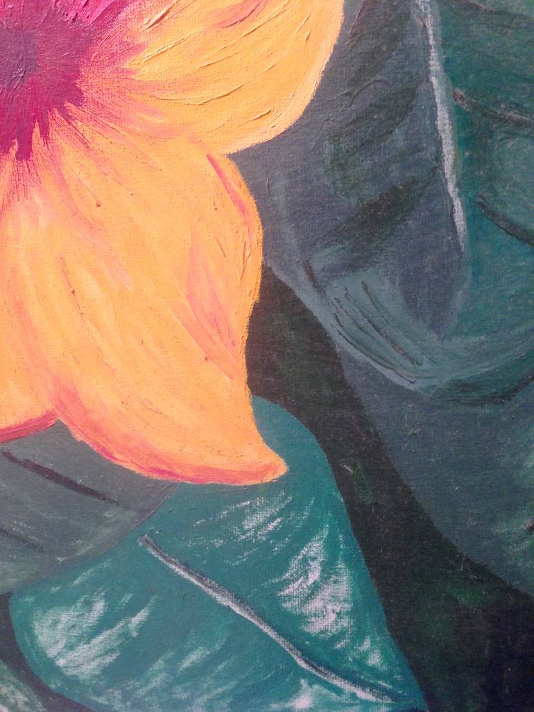 Original Impressionism Nature Painting by Maria Lo
