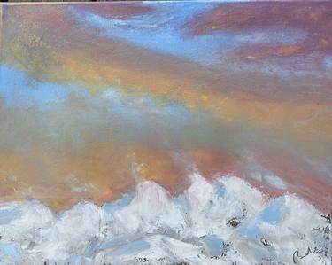 Original Abstract Expressionism Landscape Painting by Meghan Beverly