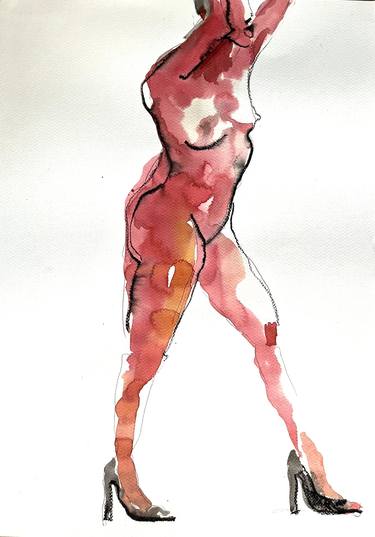 Red Nude, standing Njuk thumb