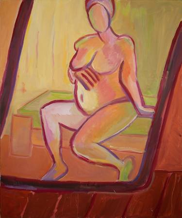 Print of Figurative Nude Paintings by Devochkina Oksana