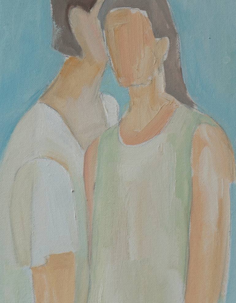 Original People Painting by Devochkina Oksana