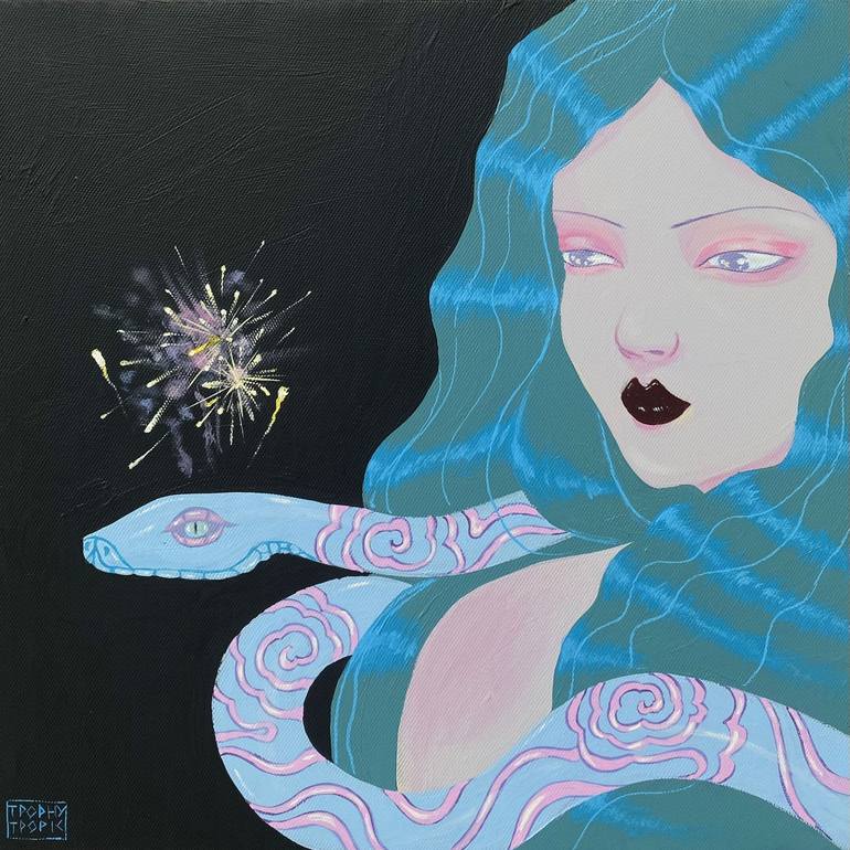 Print of Symbolism People Paintings by Trophy Tropic