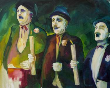 Print of Expressionism People Paintings by Roberta Di Gregorio