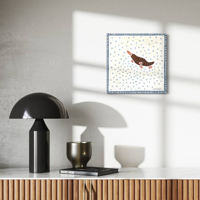 Original Abstract Animal Painting by Helen Shadforth