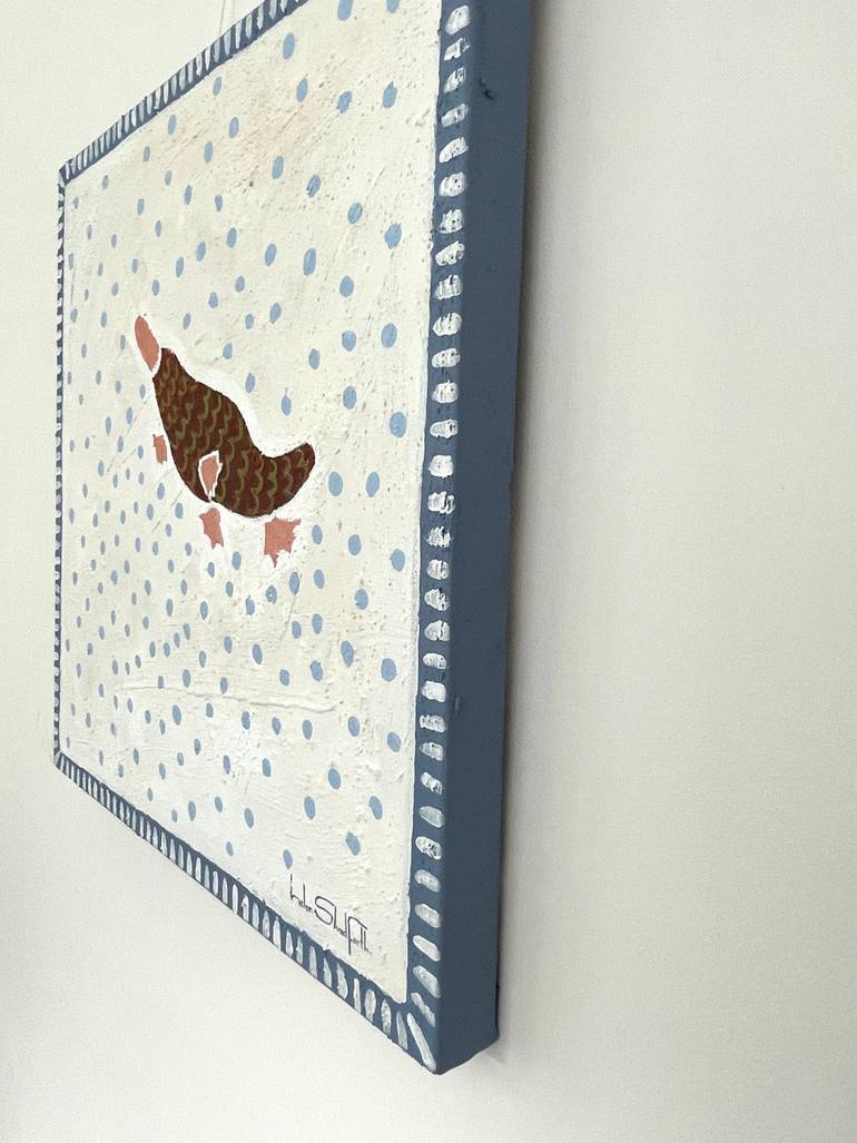 Original Abstract Animal Painting by Helen Shadforth