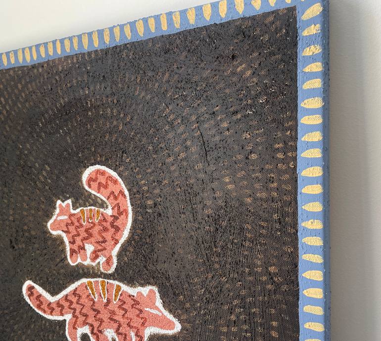 Original Abstract Animal Painting by Helen Shadforth