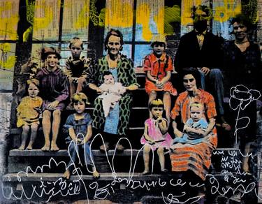 Original Contemporary Family Painting by Alvarenga Marques