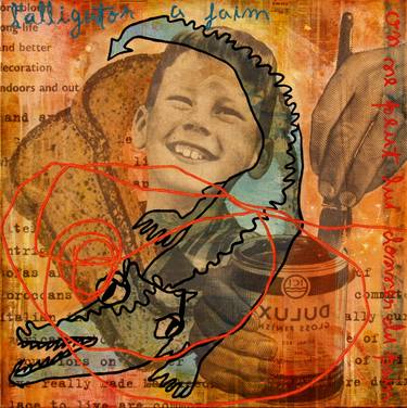 Print of Children Mixed Media by Alvarenga Marques