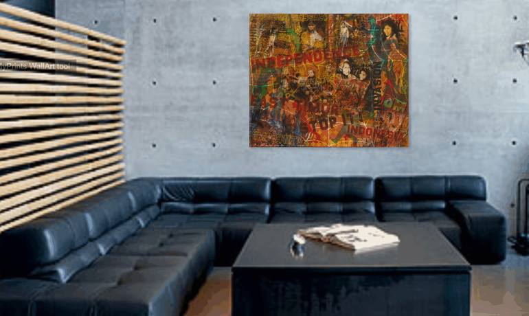 Original Expressionism People Mixed Media by Alvarenga Marques