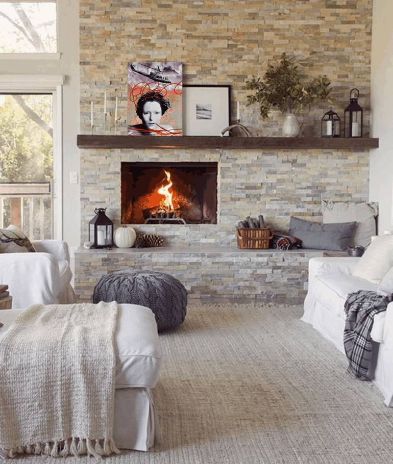 Original Figurative Pop Culture/Celebrity Mixed Media by Alvarenga Marques