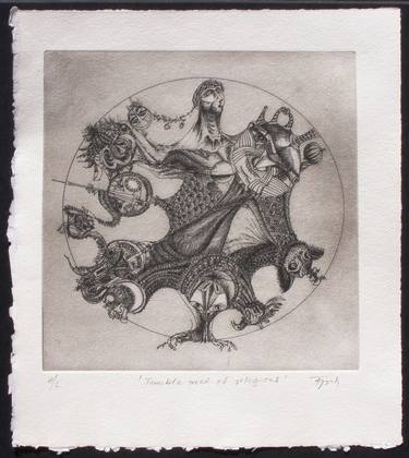 Print of Political Printmaking by Gyula Friewald