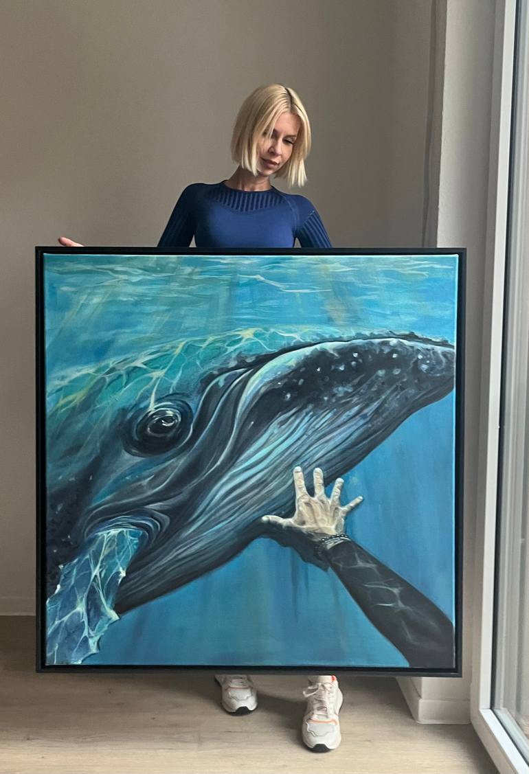 Original Contemporary Animal Painting by Gold Smiley