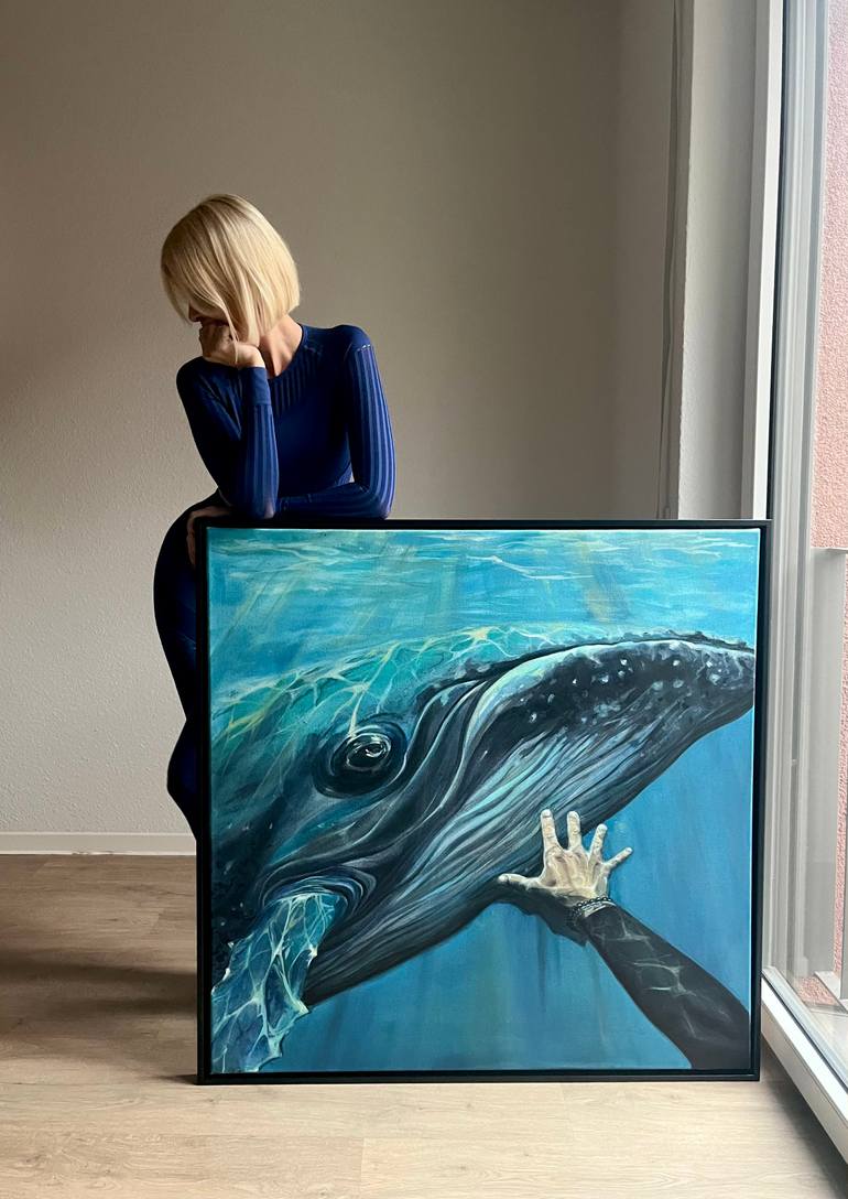 Original Contemporary Animal Painting by Gold Smiley