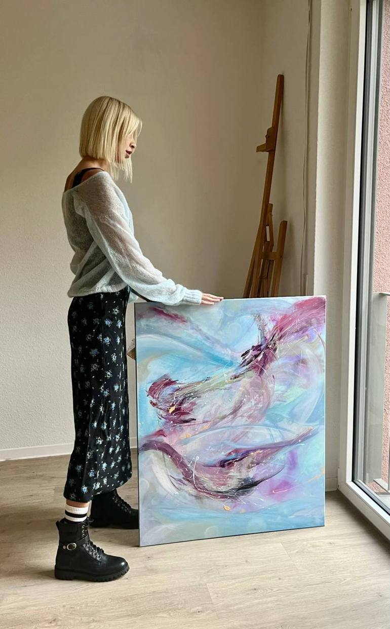 Original Contemporary Abstract Painting by Gold Smiley