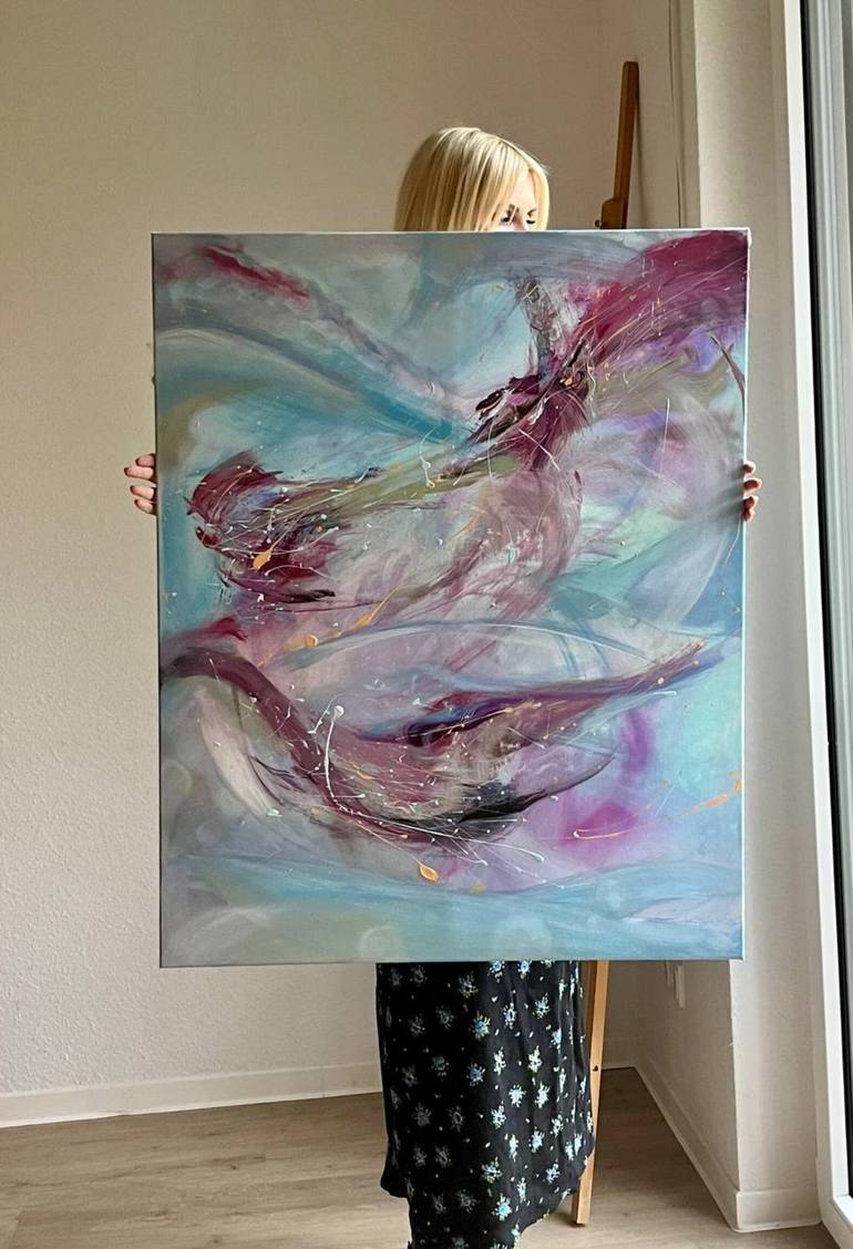 Original Contemporary Abstract Painting by Gold Smiley