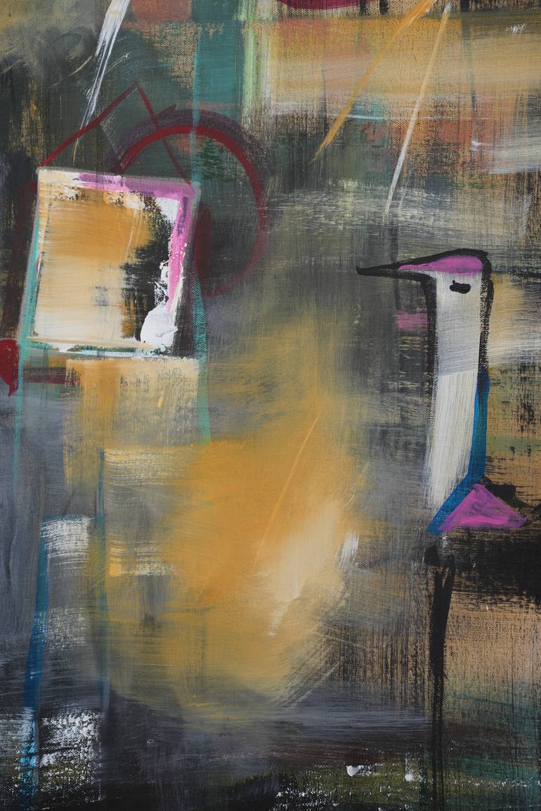 Original Abstract Expressionism Abstract Painting by Floarea Ciolacu
