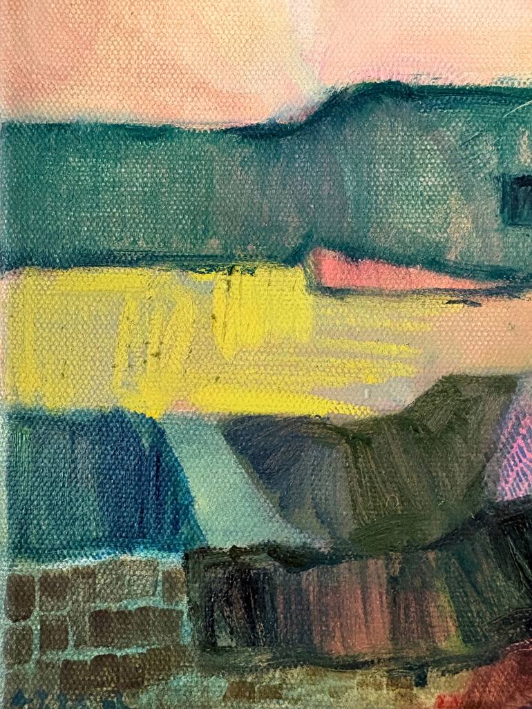 Original Abstract Landscape Painting by Nandini Hasija