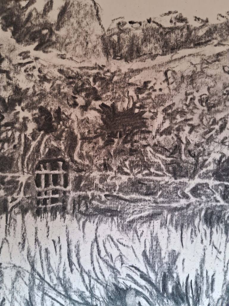 Original Abstract Expressionism Abstract Drawing by Twinkle Saini