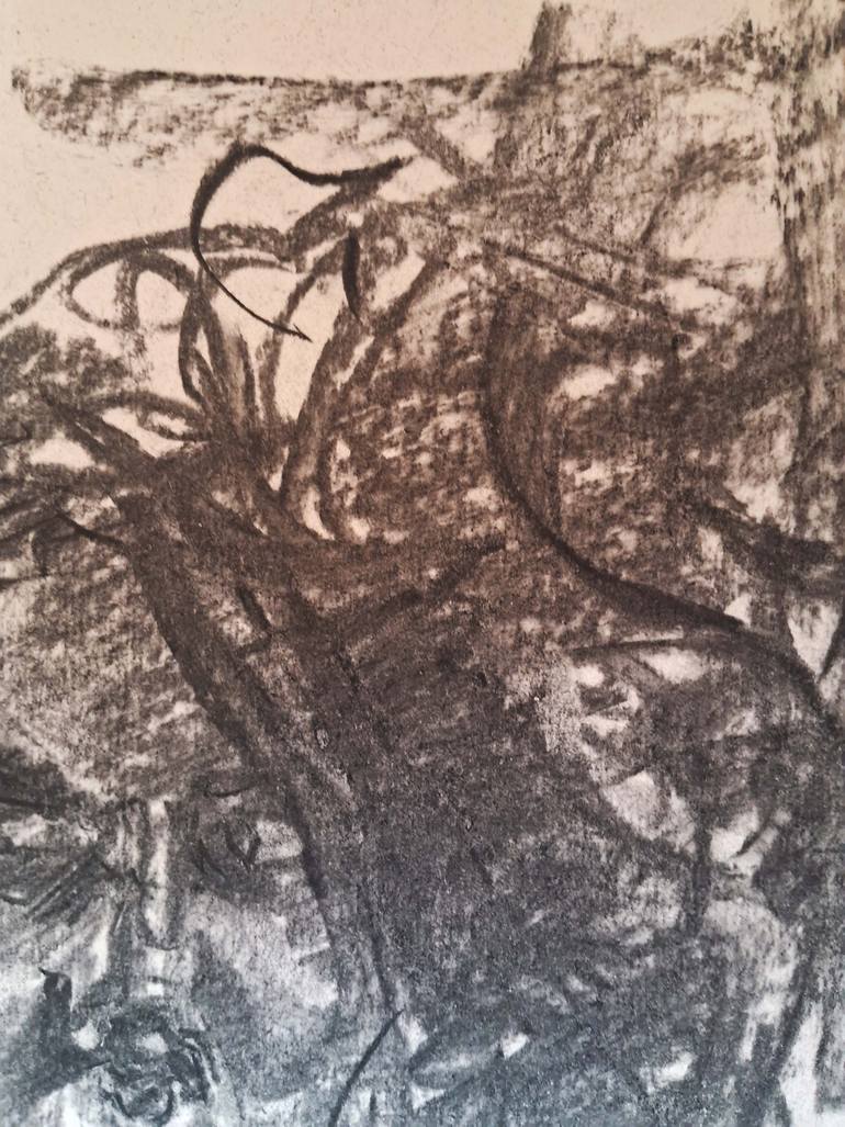 Original Portraiture People Drawing by Twinkle Saini