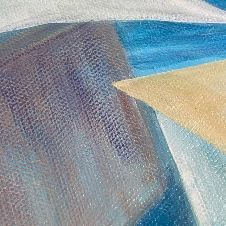 Original Abstract Seascape Painting by Katerina Kazkarty