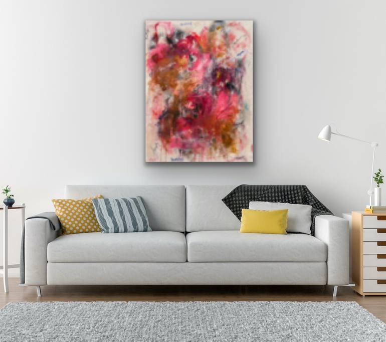 Original Abstract Expressionism Abstract Painting by Le Bohemianmuse