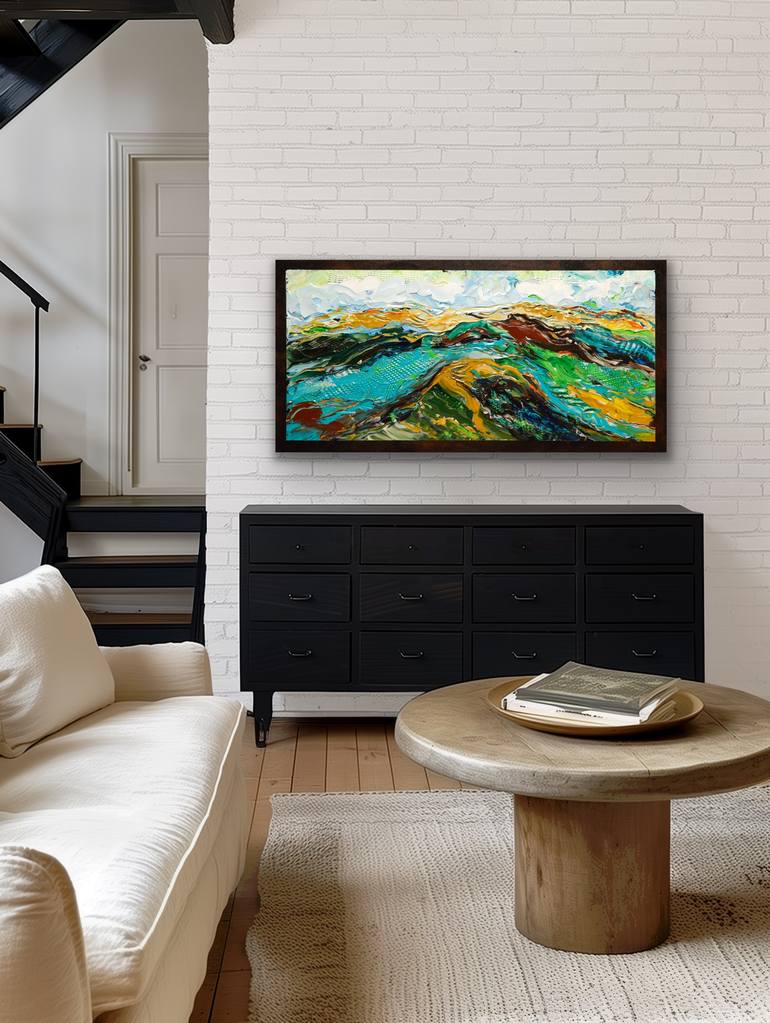 Original Contemporary Abstract Painting by Melanie M Brannan