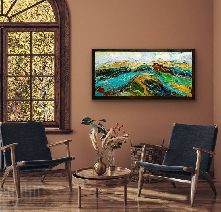Original Contemporary Abstract Painting by Melanie M Brannan