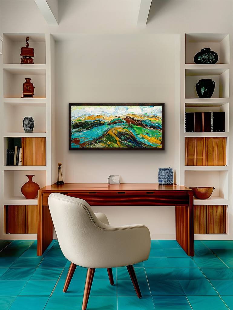 Original Contemporary Abstract Painting by Melanie M Brannan