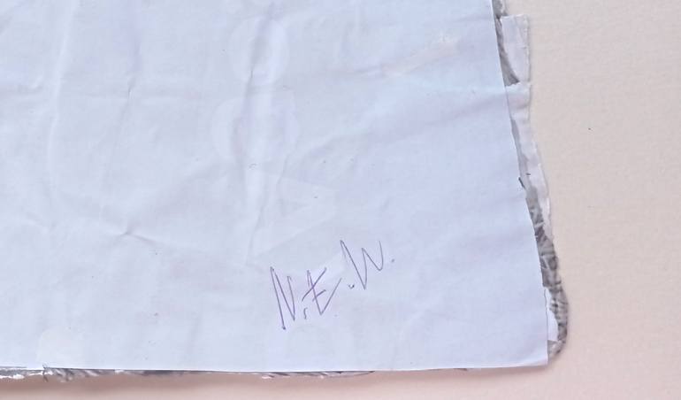Original Abstract Graffiti Drawing by Natalia E Woytasik