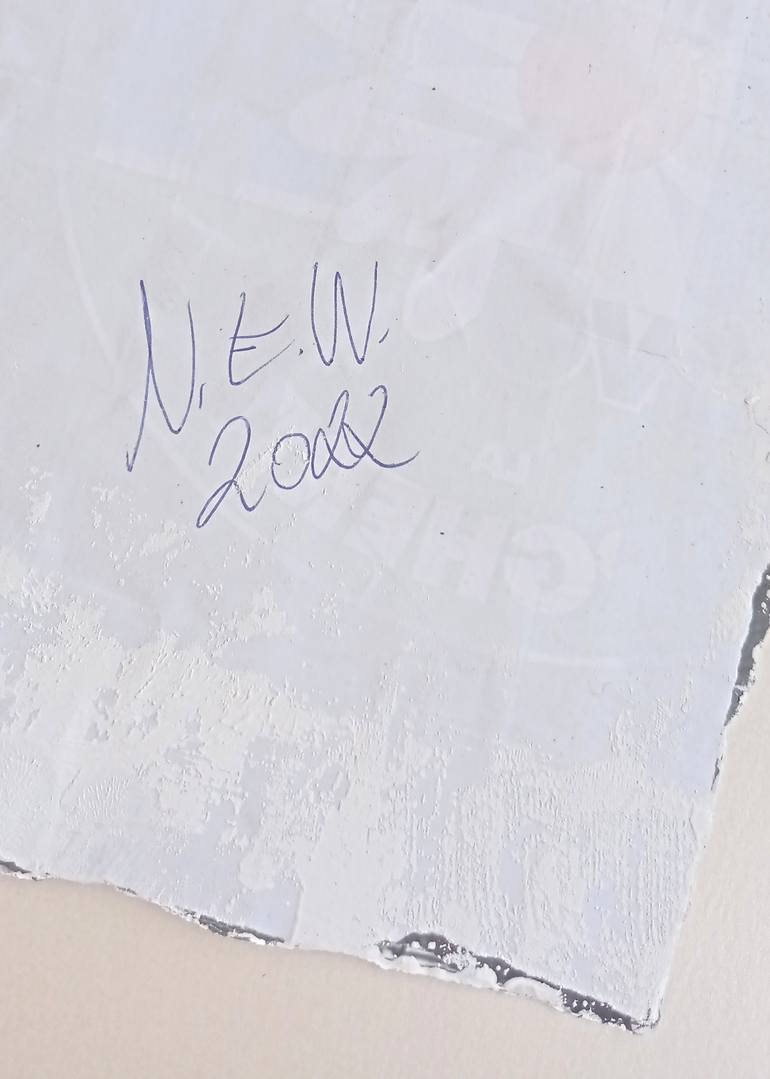 Original Abstract Graffiti Drawing by Natalia E Woytasik