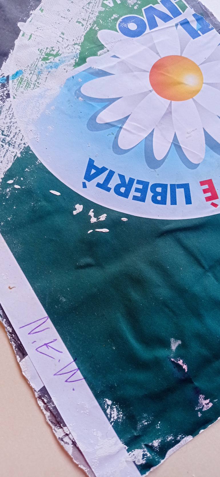 Original Abstract Graffiti Drawing by Natalia E Woytasik