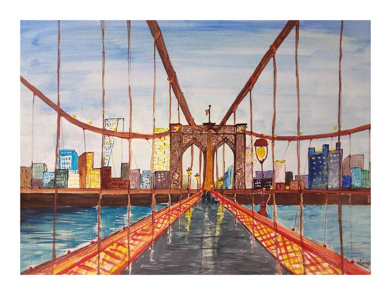 Original Contemporary Architecture Paintings by Maria Daly