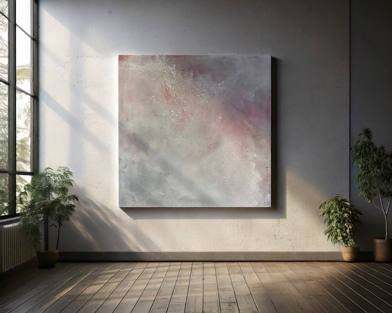 Original Minimalism Abstract Painting by Malgorzata Kakol