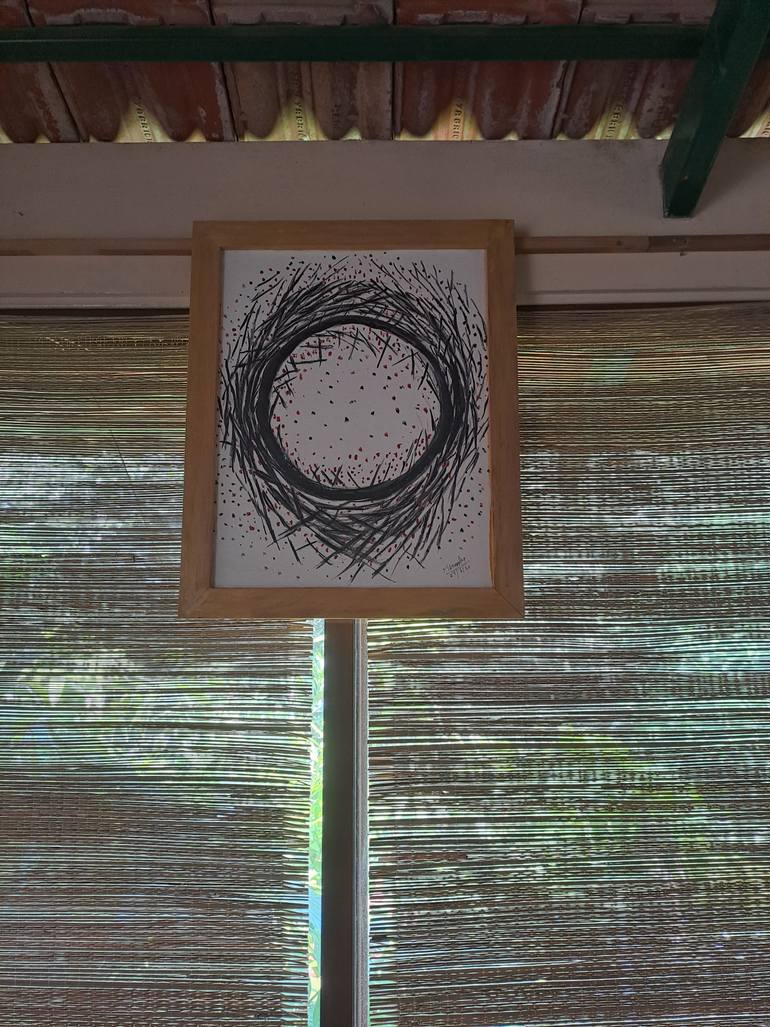 Original Abstract Expressionism Abstract Painting by Maria Joseph