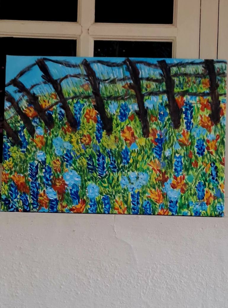 Original Impressionism Botanic Painting by Maria Joseph