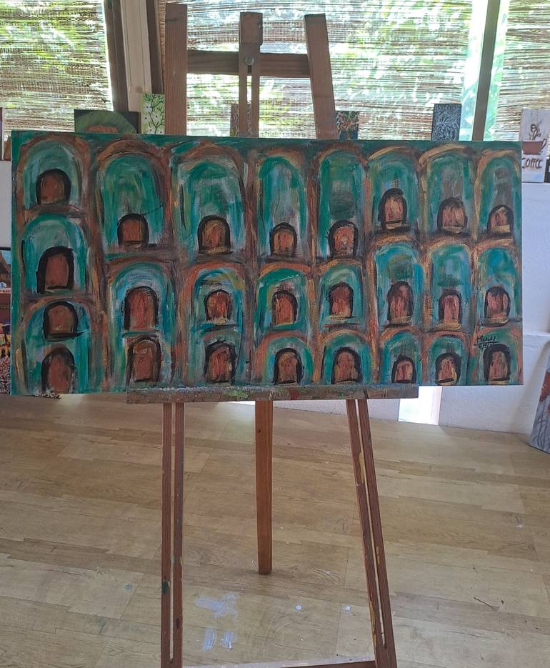 Original Abstract Painting by Maria Joseph