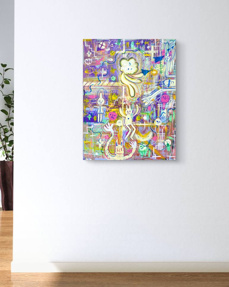 Original Contemporary Abstract Painting by Stone Lee