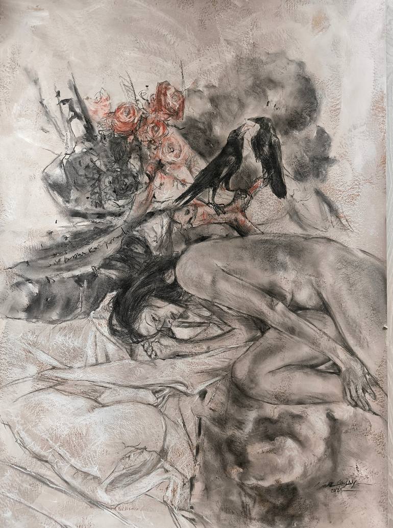 Original Contemporary Fantasy Drawing by Soner Goksay