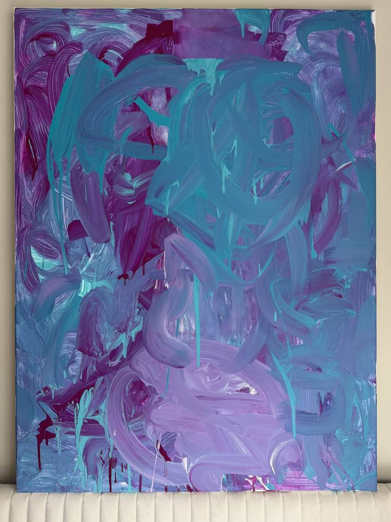 Original Abstract Expressionism Abstract Paintings by Arina Knauf