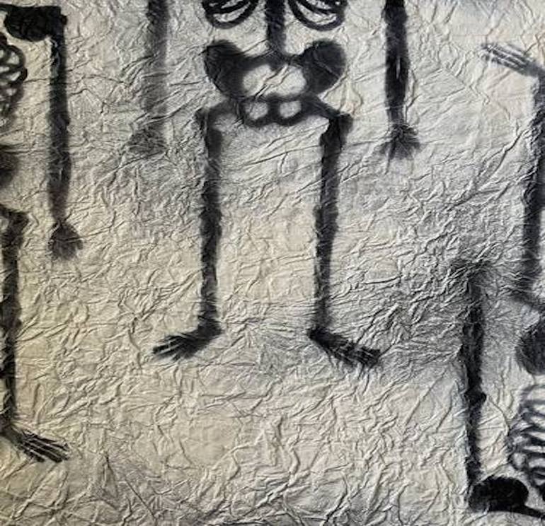 Original Contemporary People Mixed Media by Heidi Khatami