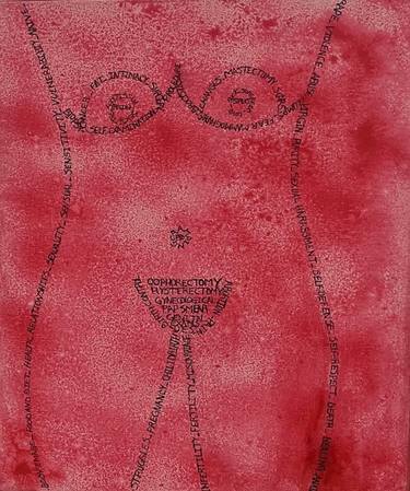 Original Conceptual Body Mixed Media by Heidi Khatami